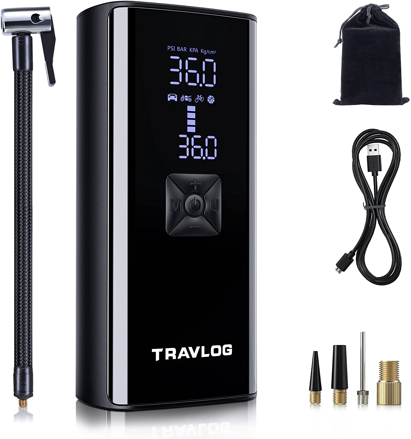 Tire Inflator Portable Air Compressor, 150 PSI Cordless Air Pump with –  PROARTS AND MORE