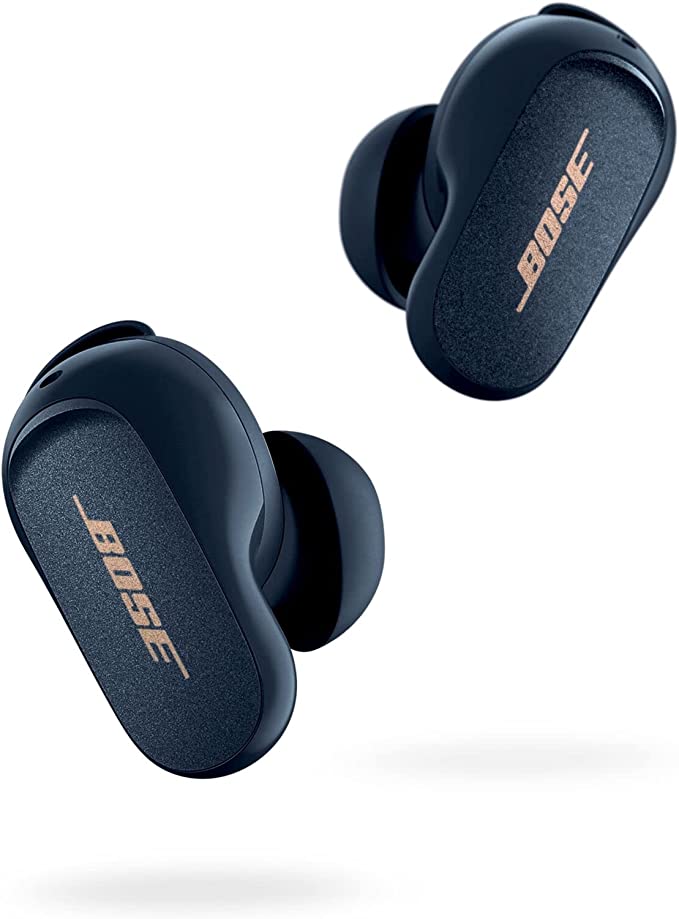 Bose QuietComfort Earbuds II, Wireless, Bluetooth, World’s Best Noise Cancelling In-Ear Headphones with Personalized Noise Cancellation & Sound, Triple Black