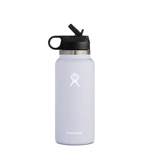 Hydro Flask Vacuum Insulated Stainless Steel Water Bottle, Wide Mouth  w/Flex Cap, 32 oz, Mint for sale online