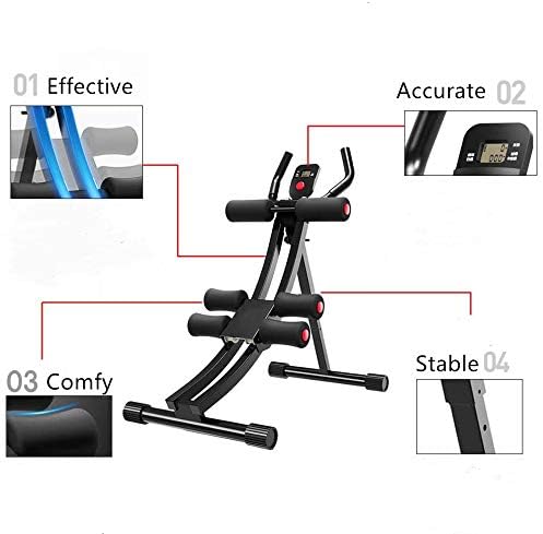 Fitness Core & Abdominal Trainers AB Workout Machine Home Gym Strength Training Ab Cruncher Foldable Fitness Equipment