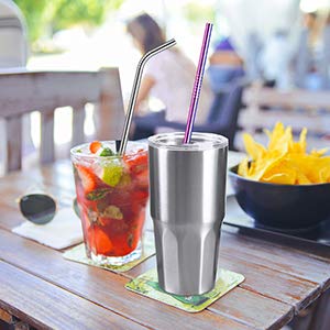 Stainless Steel Bent Straws for Tumblers
