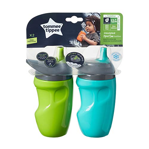 2 Tommee Tippee Toddler Spill Proof Sippy Cup with Handles NEW