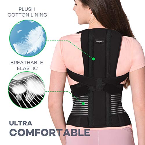 Posture Corrector. Back Brace Straightener Shoulder Upright Support Tr –  PROARTS AND MORE