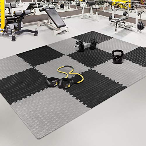 innhom Exercise Mat for Home Gym Floor Workout, Foam Floor Tiles