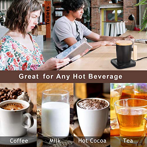 HOWAY Coffee Warmer & Mug Set, Coffee Mug Warmer for Desk Auto