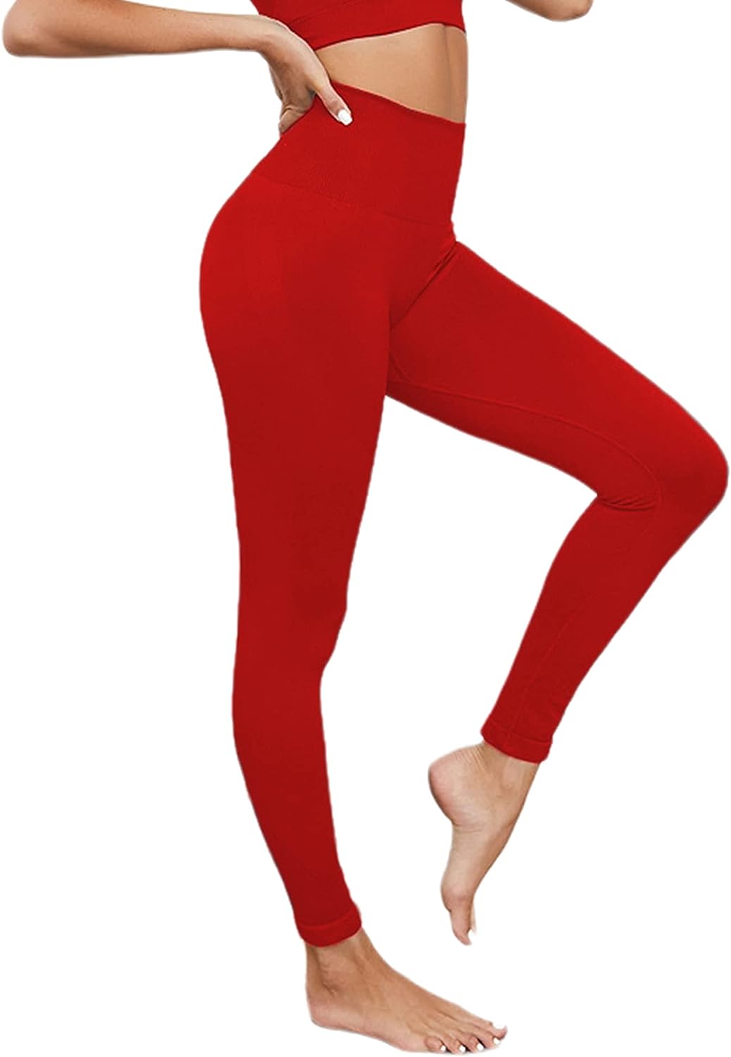 IMPRESSIVE VEXSUN Workout High Waist Legging for Women, Buttery Soft Yoga Legging Stretch Pants Butt Lifting Tummy