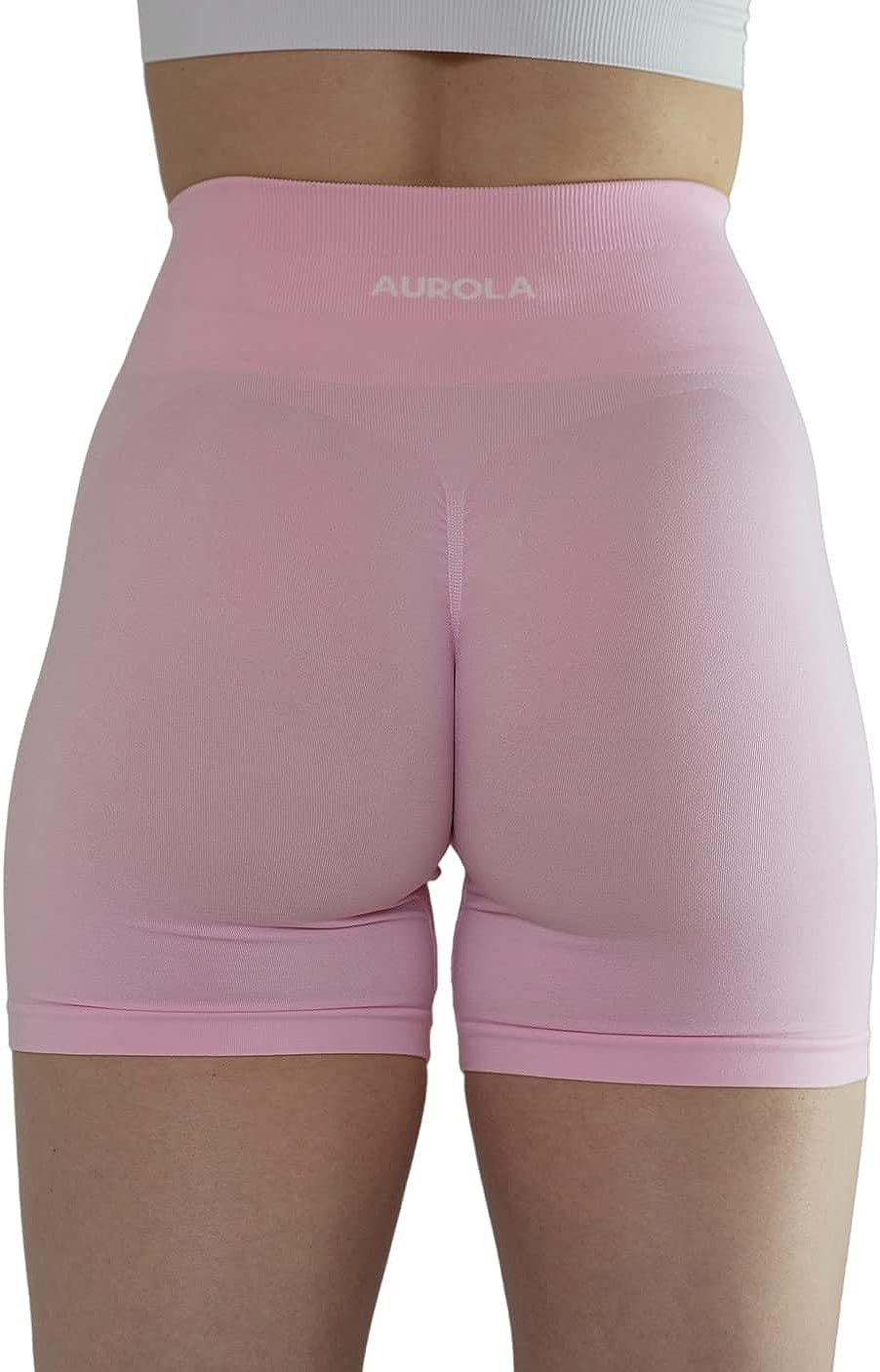 AUROLA Intensify Workout Shorts for Women Seamless Scrunch Large