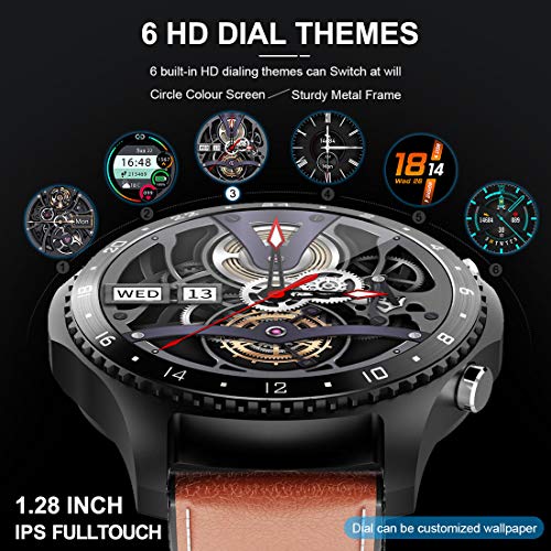 Smart Watch 2023, Smart Watch with Call,Tracker,App Message Reminder,Music Control,Waterproof Smart Watch for Android iOS Phone