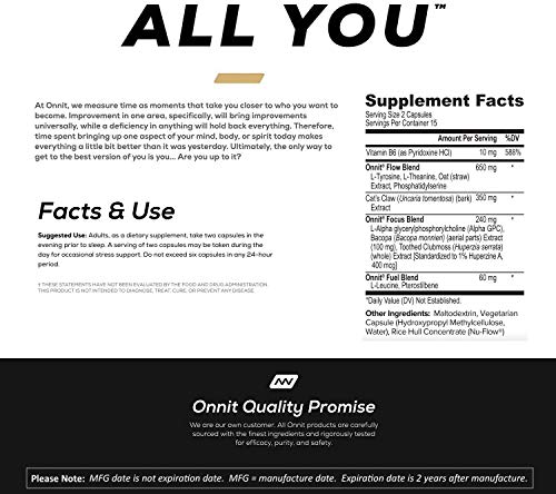 ONNIT Alpha Brain (30ct) - Over 1 Million Bottles Sold - Premium Nootr –  PROARTS AND MORE