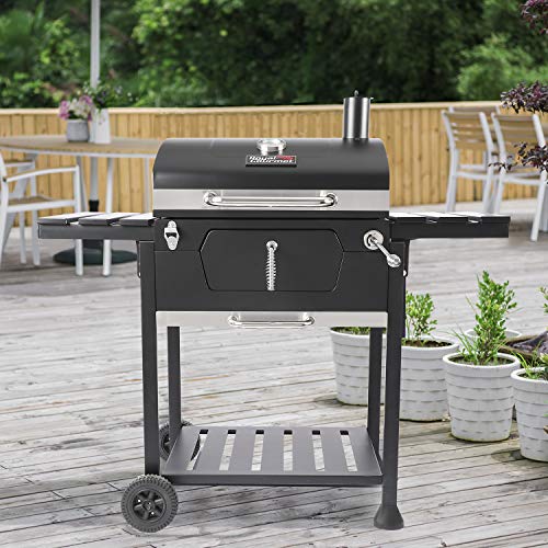 24-inch Charcoal BBQ Grill Outdoor Picnic Patio Cooking Backyard Party