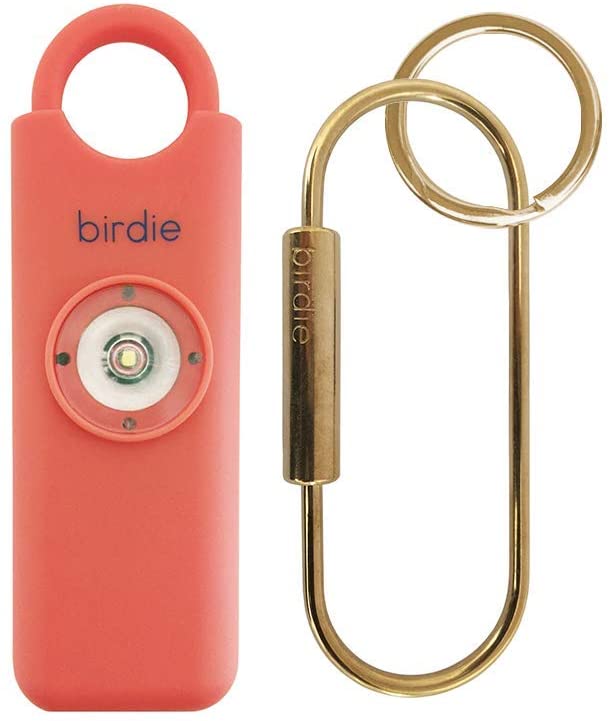 She’s Birdie–The Original Personal Safety Alarm for Women by Women–130dB Siren, Strobe Light and Key Chain in 5 Pop Colors (Lemon)