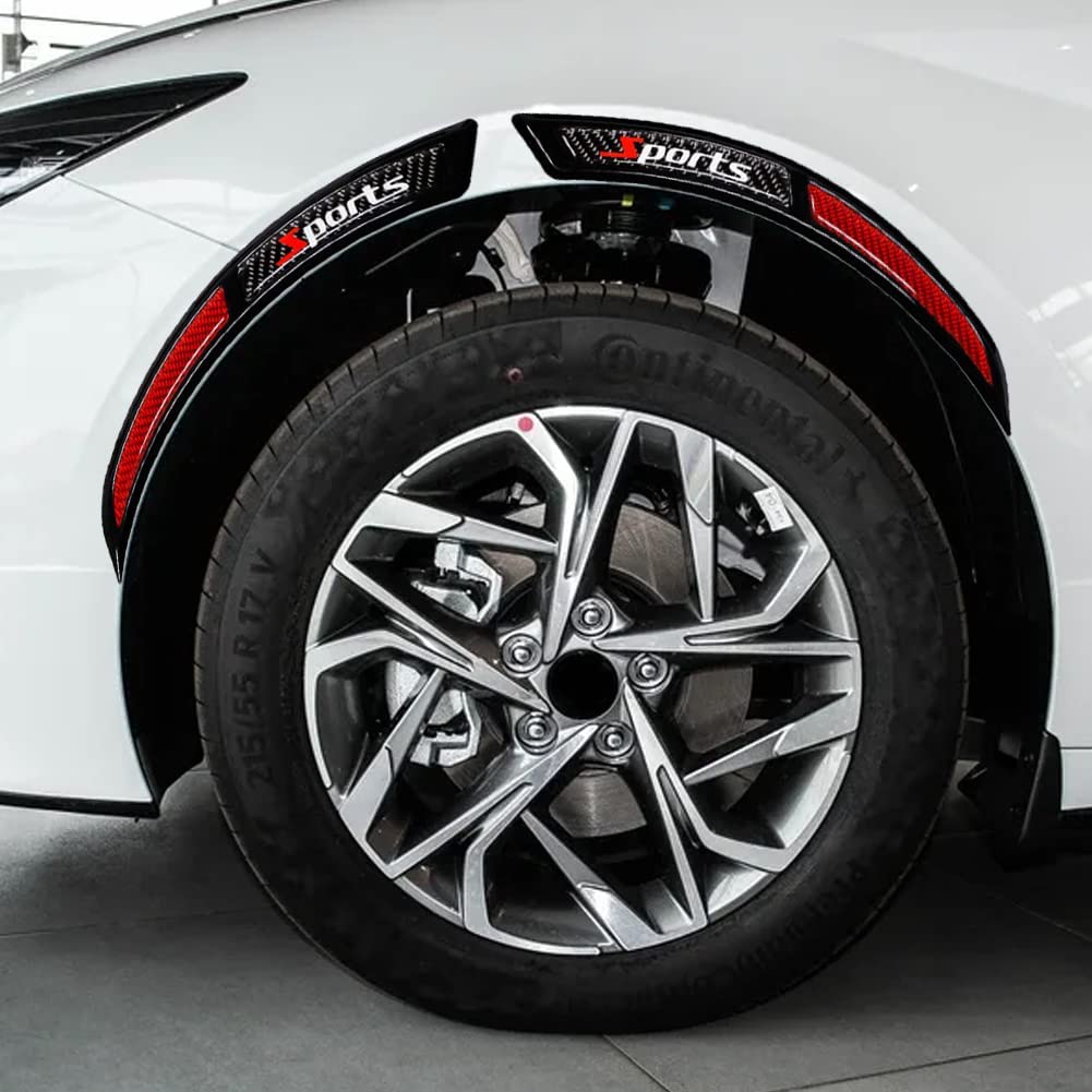 Bumper Wheel Eyebrow Silikon Universal Auto Antikollisionsstreifen (7756  Weiß)