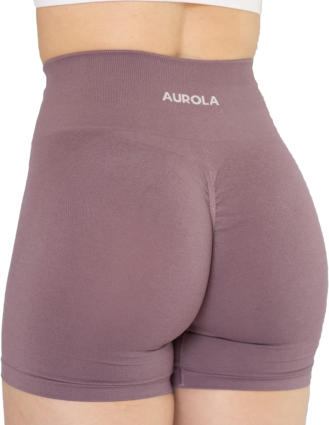Aurola Gym Shortswomen's High Waist Yoga Shorts - Buttery Soft