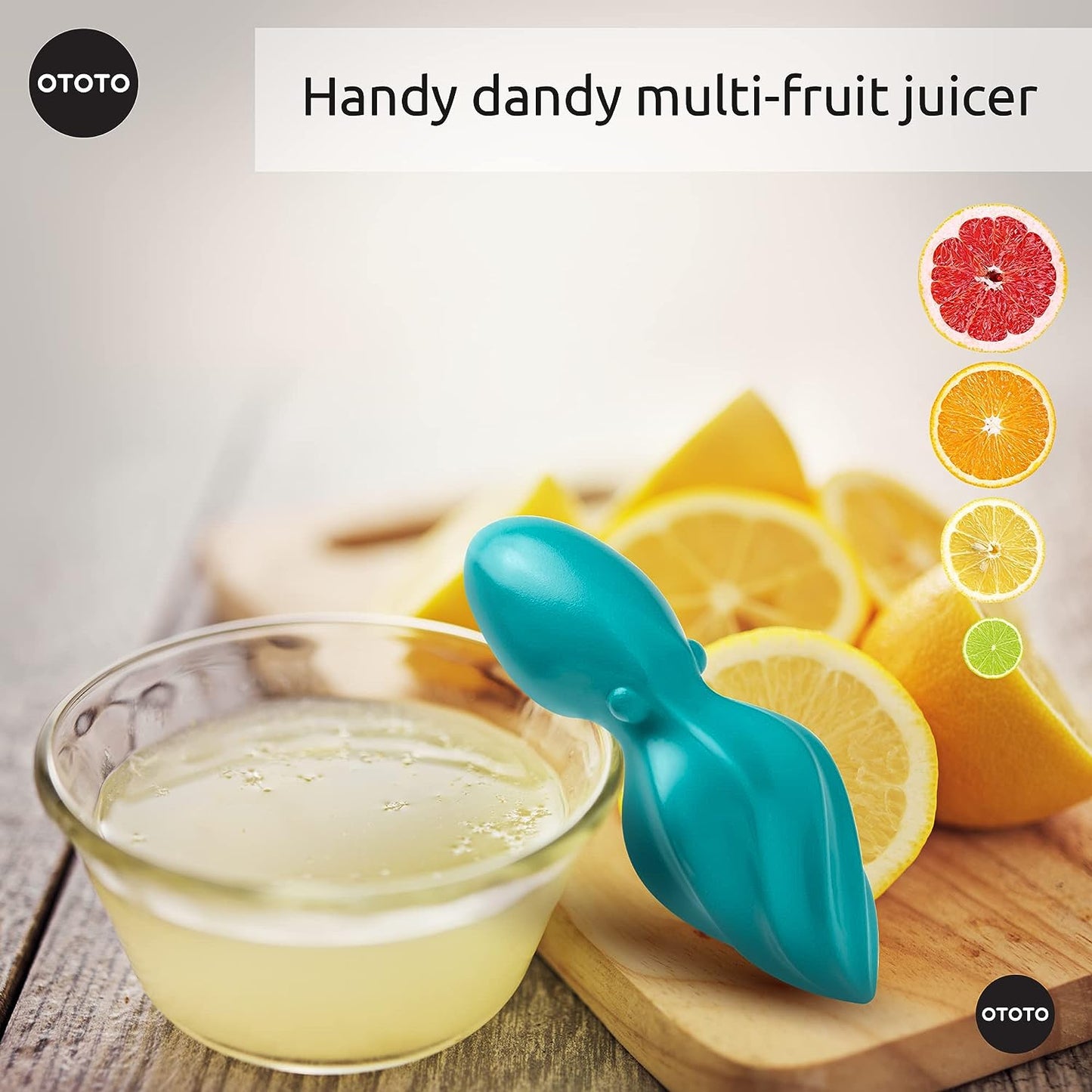 Special Lemon Juicer Hand - Easy to Hold Lemon Squeezer Manual for Lemon, Lime, Oranges - BPA Free, Dishwasher Safe Citrus Juicer Hand Press Manual - Fun Kitchen Gadgets & Tools - (1.85"x6.77")