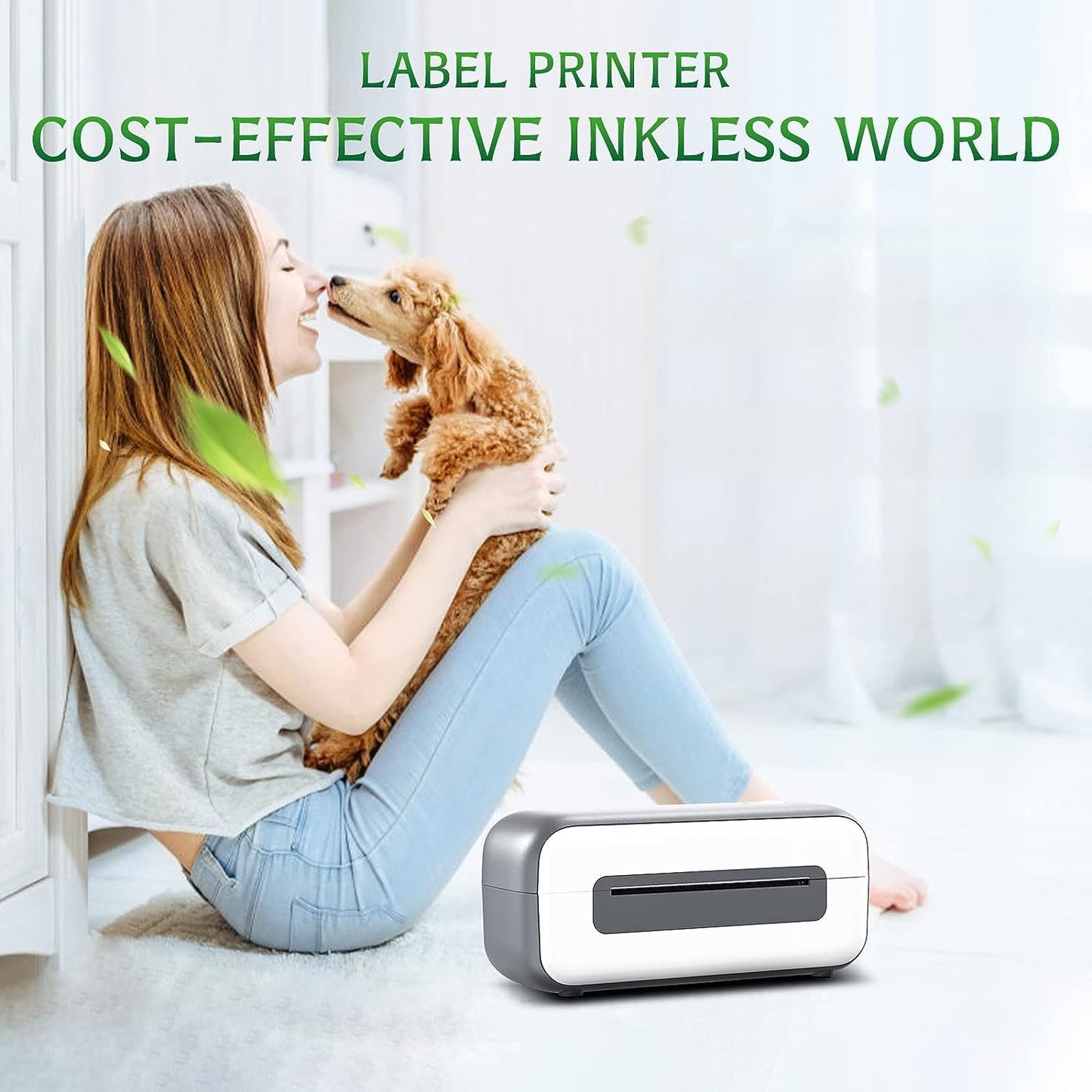 POWERFUL Phomemo Thermal Label Printer, Shipping Label Printer, Desktop Label Printer for Mac Windows Chromebook, Thermal Printer Compatible with Amazon, Ebay, Shopify, Etsy, UPS, FedEx, DHL