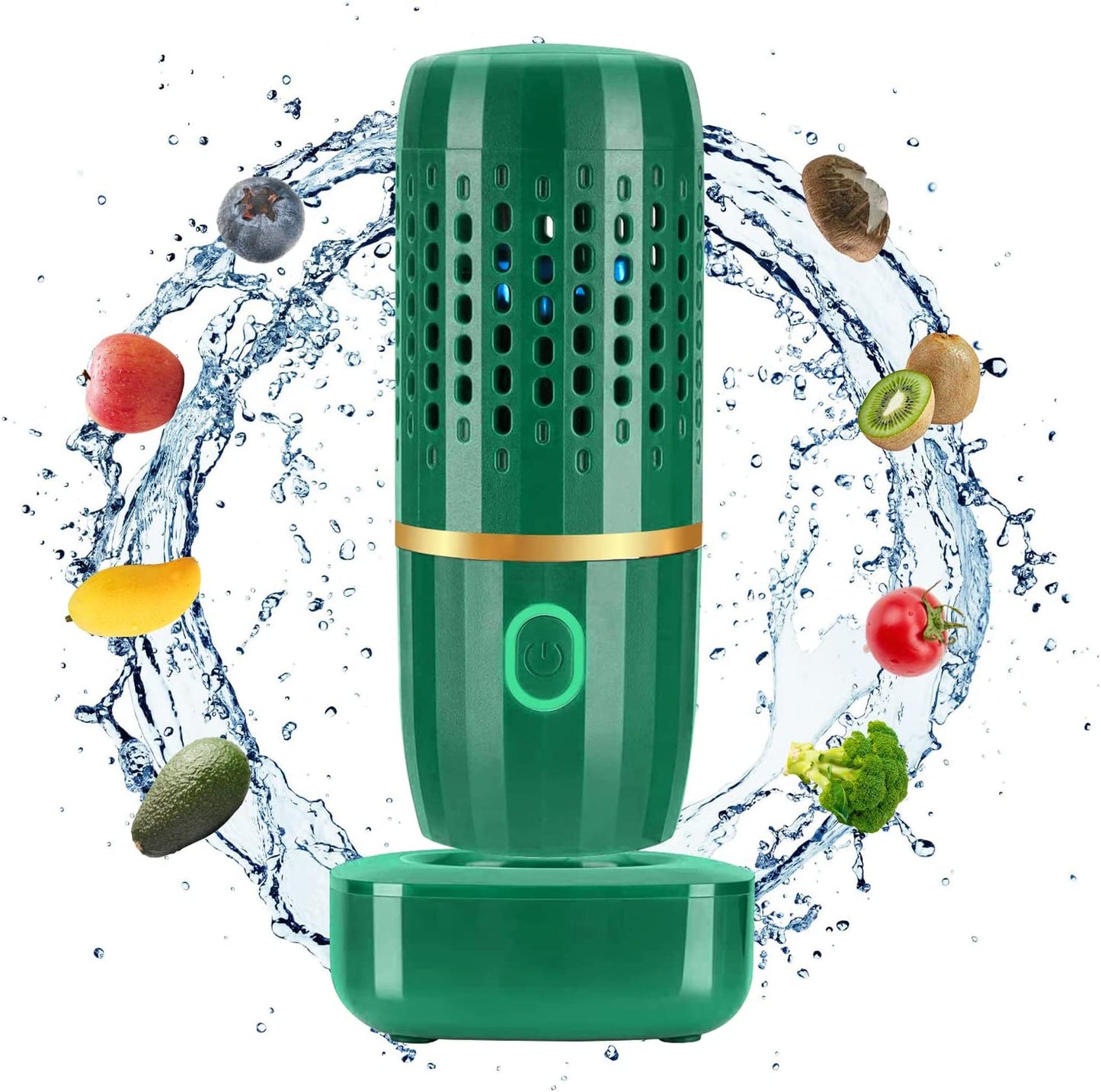 Fruit And Vegetable Washing Machine, Aqua Pure Purifier For Fruit, Vegetable  Cleaner, Fruit Cleaner Device In Water With Oh-ion Purification Technolog