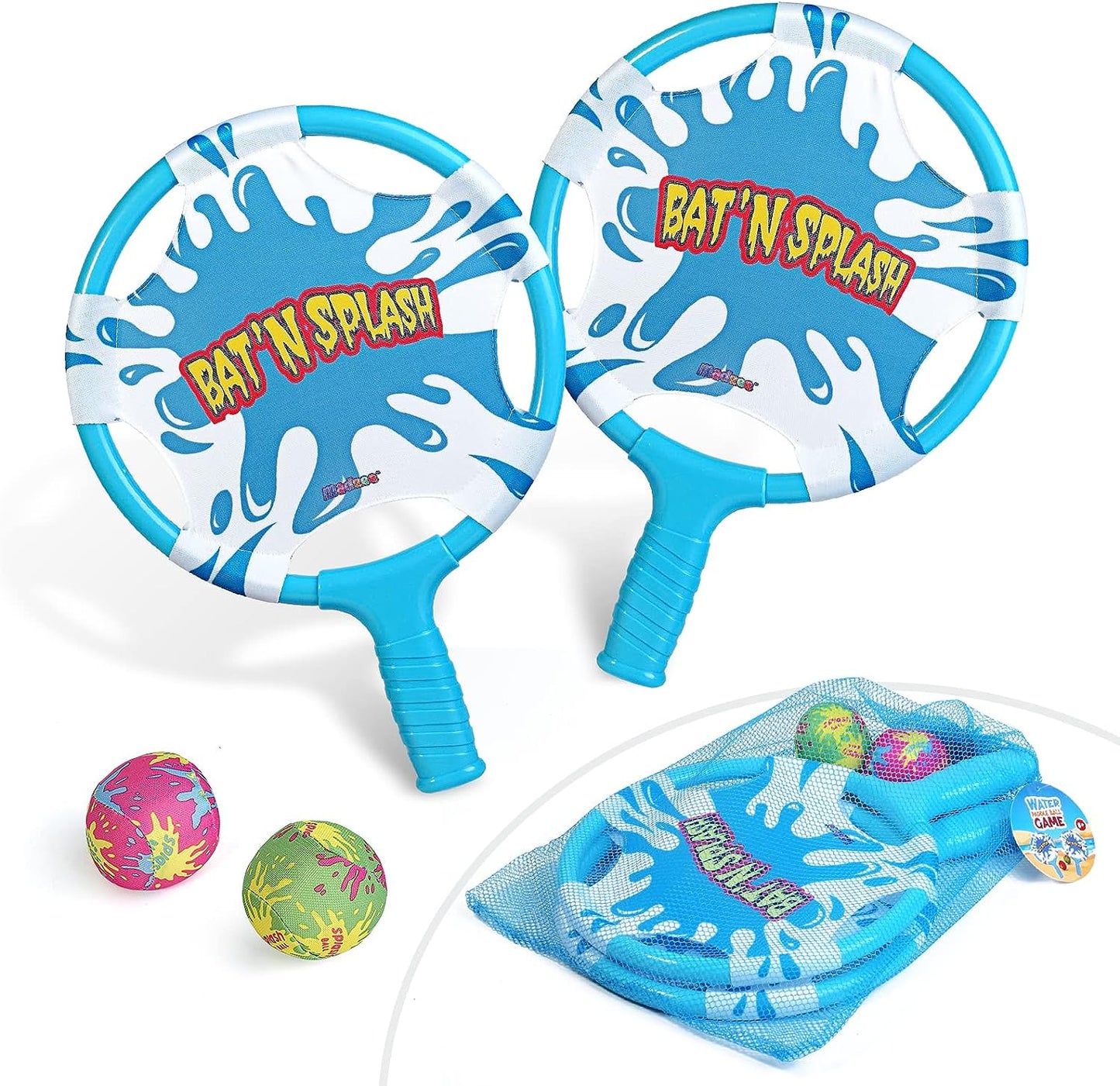 Water Paddle Ball Swimming Pool Game - Fun Pool Games for Adults and Kids - Beach Games for Family Fun.