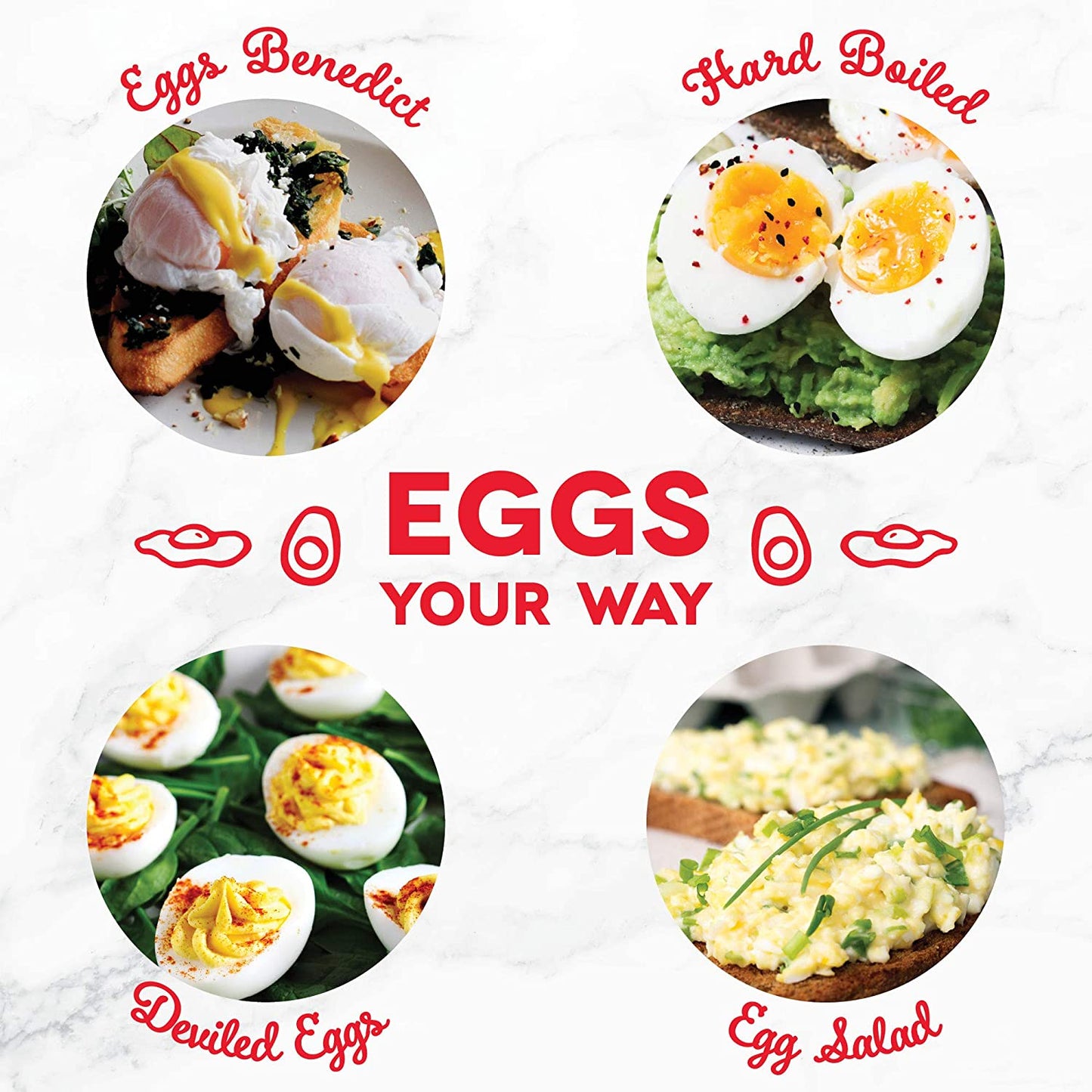 DASH Rapid Egg Cooker: 6 Egg Capacity Electric Egg Cooker for Hard Boiled Eggs, Poached Eggs, Scrambled Eggs.