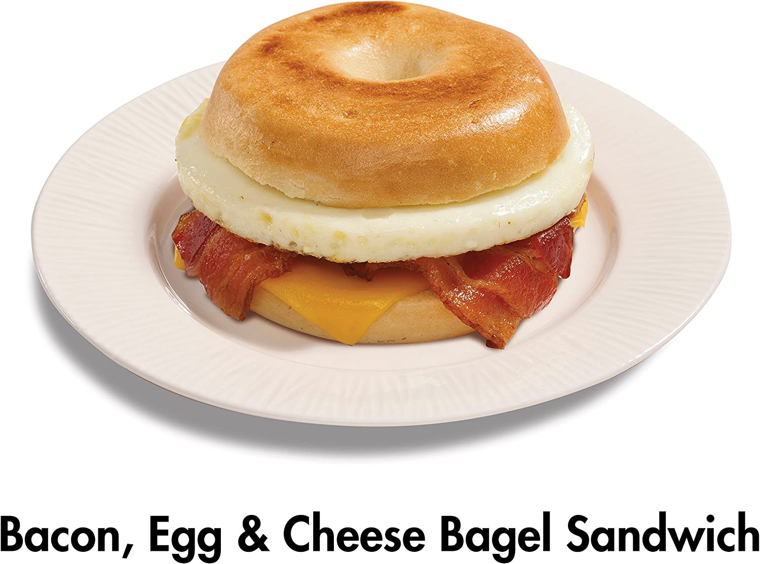  Hamilton Beach Breakfast Sandwich Maker with Egg Cooker Ring,  Customize Ingredients, Perfect for English Muffins, Croissants, Mini  Waffles, Perfect White Elephant Gifts, Black (25477): Bacon: Home & Kitchen